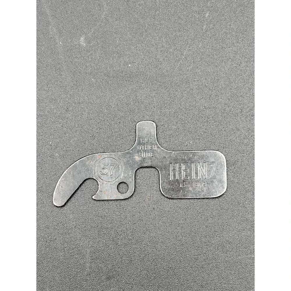 Vintage Heinz‎ 57 Jar Tumbler Cap Opener Tool Metal Pry Off Bottle Kitchen Tool